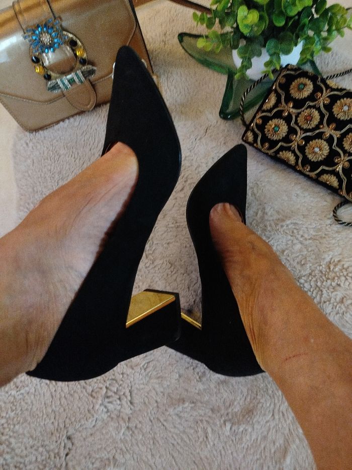 Escarpins noir doré PRIMARK - photo numéro 2