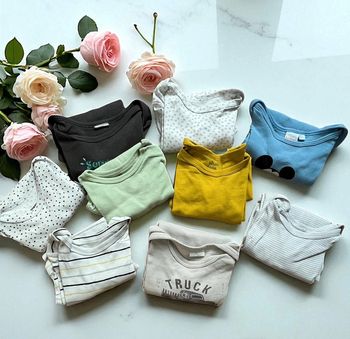 💥 Lot de 9 bodys ML bébé garçon 23M 💥