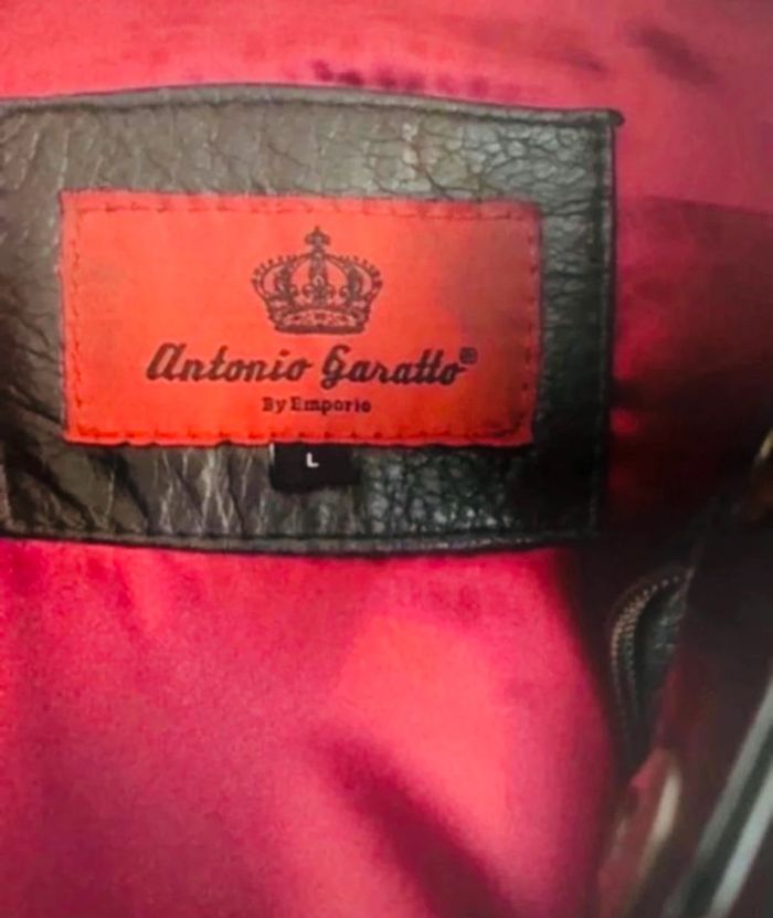 Perfecto en cuir Antonio Garatto - photo numéro 3