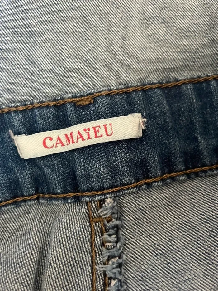 Salopette short en jean Camaïeu - photo numéro 5