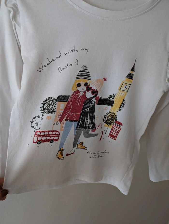 T shirt manches longues Gémo 6 ans - photo numéro 2