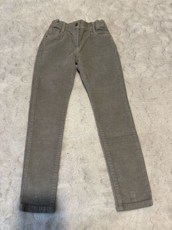 Pantalon velours fin gris - Lanidor Kids - 8 ans