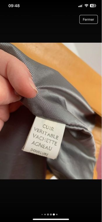 Veste en cuir 