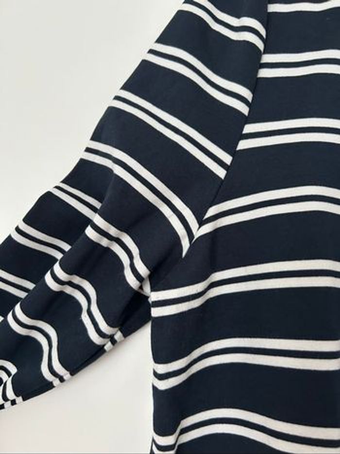 Robe manches 3/4 marinière bleu noir et blanc Kiabi L - photo numéro 2