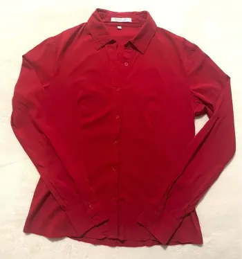 Chemise rouge - Cinelle Boutique - Taille M - Femme