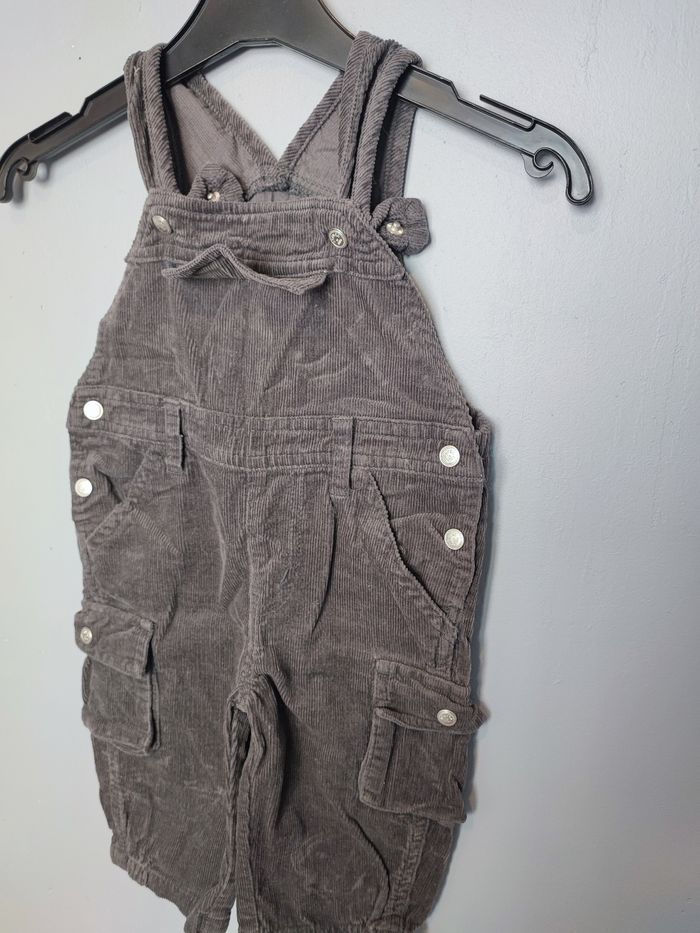 Salopette gris foncé 9 mois - photo numéro 3
