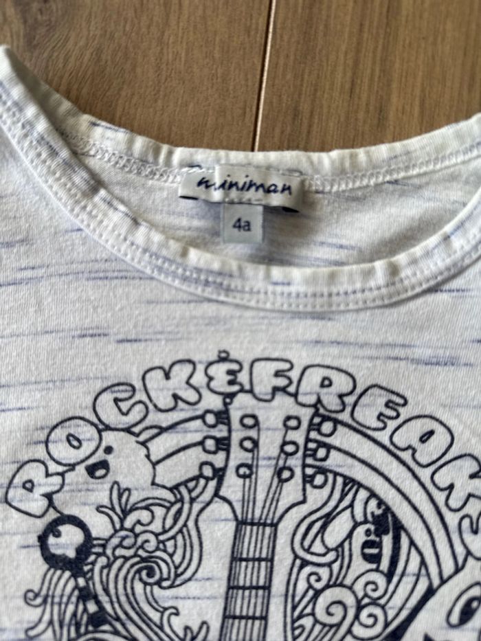 T-shirt garçon Miniman T. 4 ans - photo numéro 3