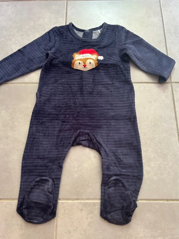 Pyjama bleu orchestra taille 18 mois