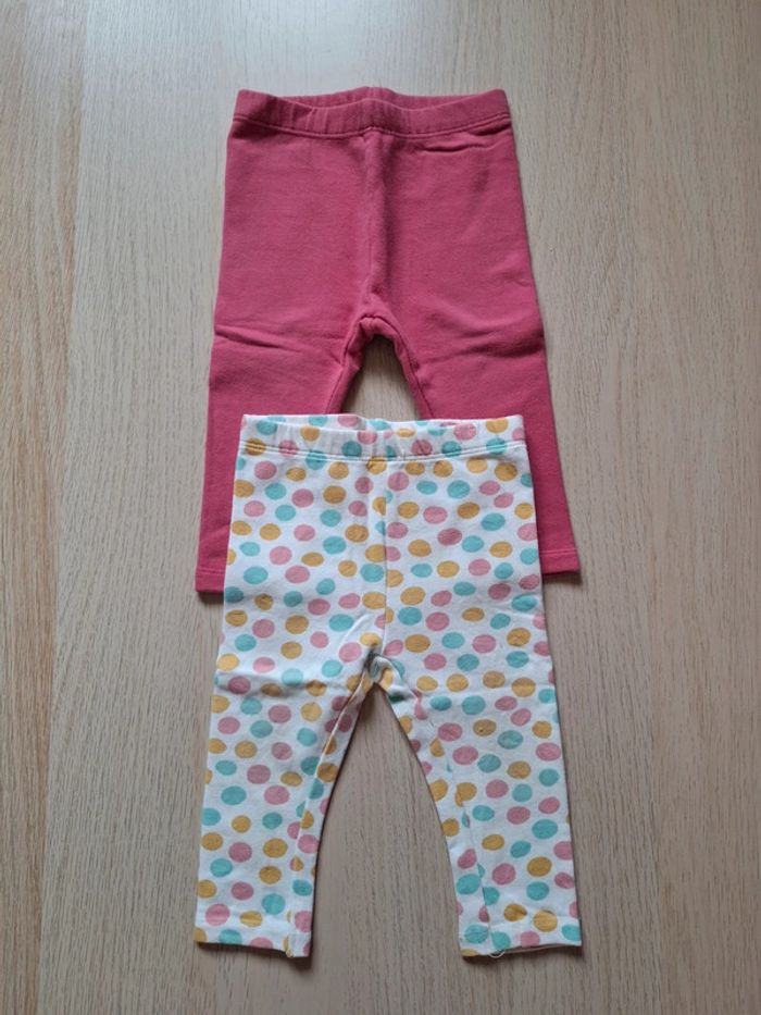 Lot de 2 leggings chauds