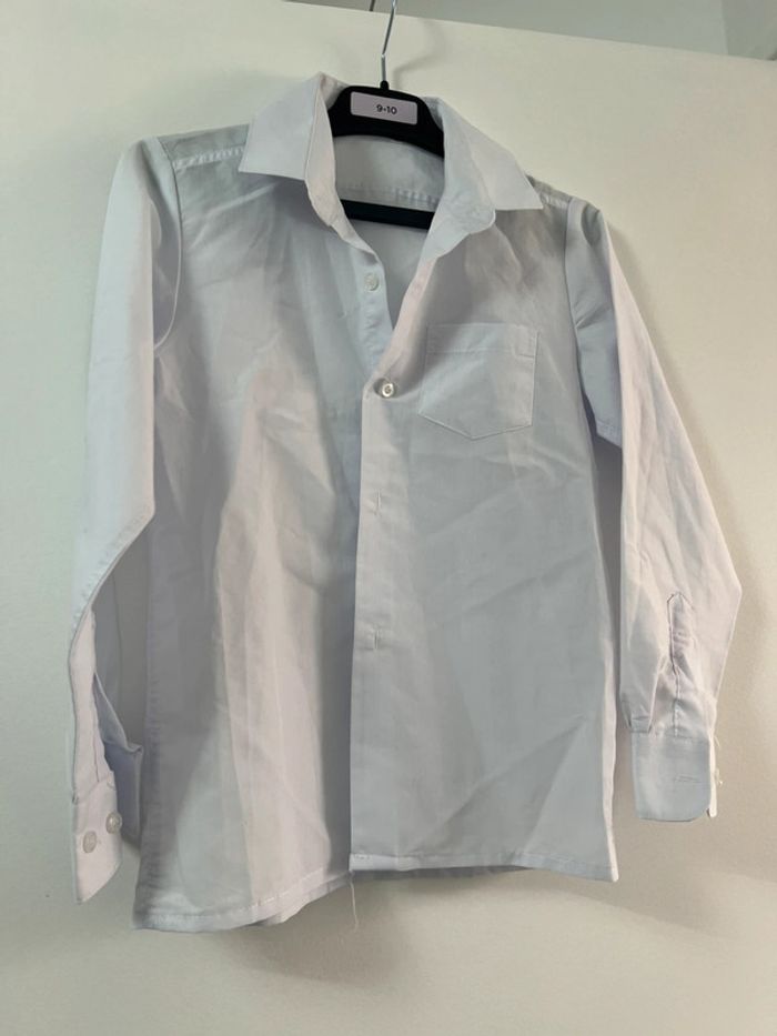 Chemise garçon manche longue 8 ans
