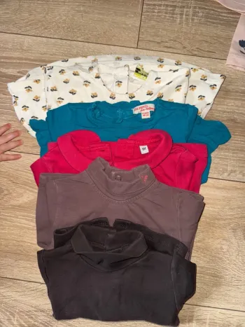 Ensemble de tee shirts ML 6 mois