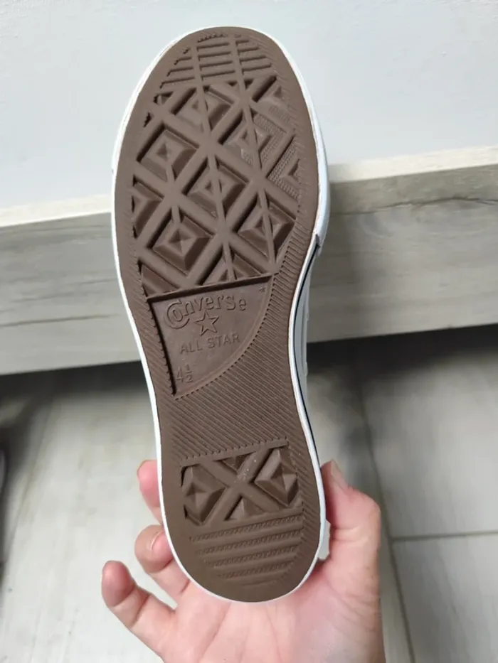 Converse plateforme blanche - photo numéro 9