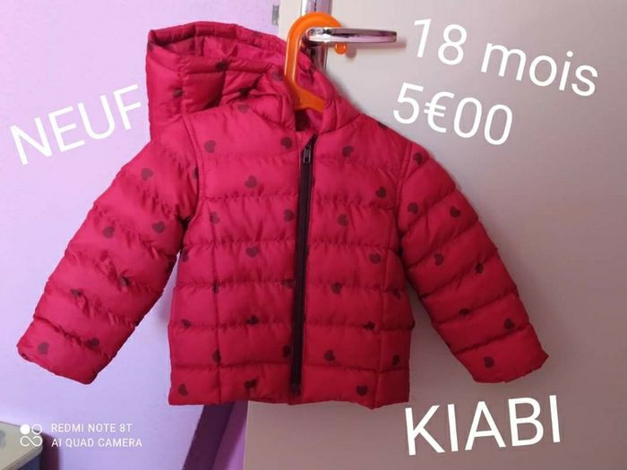 Manteau Taille 18 mois