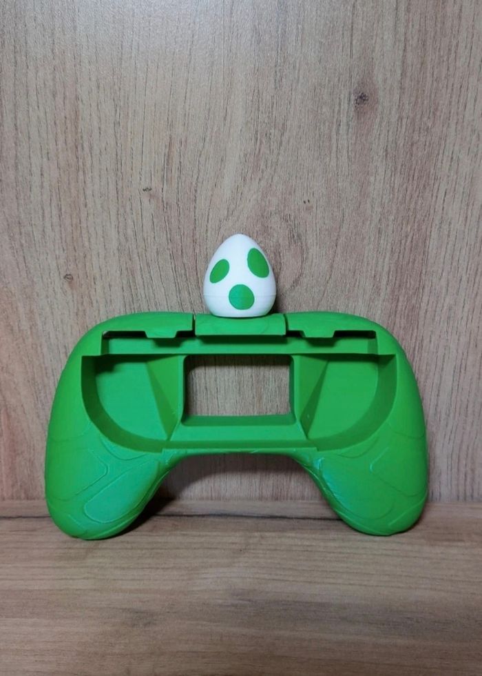 Manette Nintendo mario bros joycon grip switch 2 yoshi vert neuf