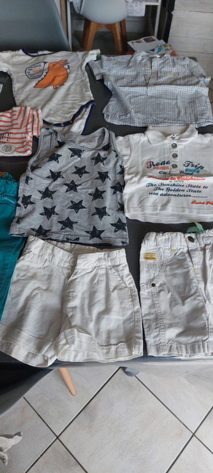 Lot vêtements garçon été 12 mois - photo numéro 3