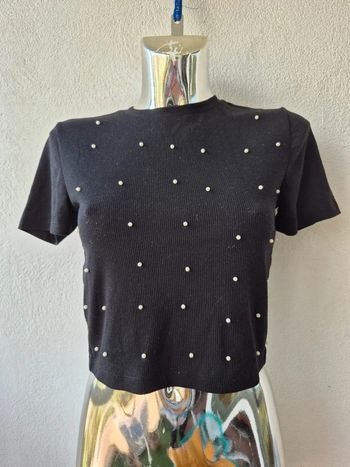 T-shirt avec petites perles
