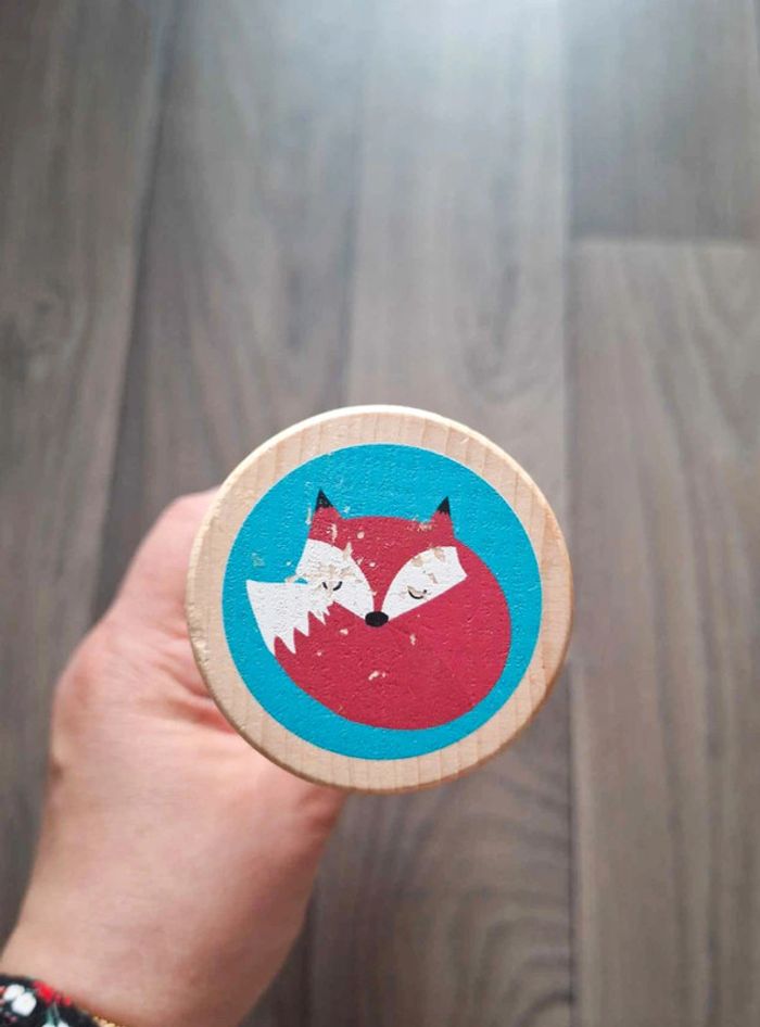 Bâton de pluie en bois Janod avec animaux jeu musical - photo numéro 2