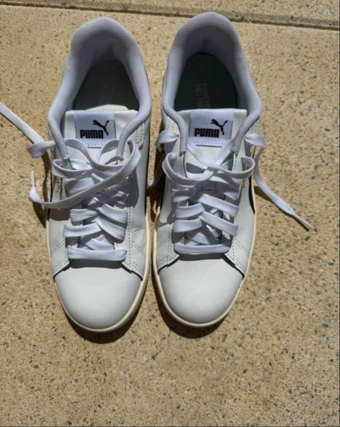 Baskets Puma blanches - Taille 38 NEUVE - photo numéro 2