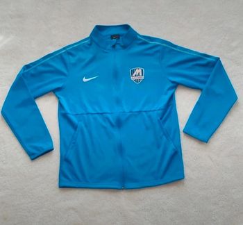 Veste Nike Athletico Marseille bleu turquoise 12/13 ans L comme neuve