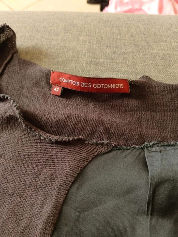 C59 robe gris Comptoir des cotonniers 42 - photo numéro 4