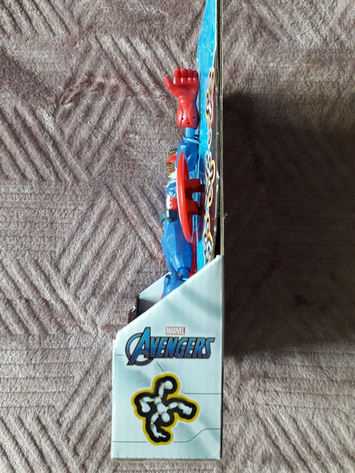 Figurine Marvel Avengers Captain America Bend & Flex neuve - photo numéro 5
