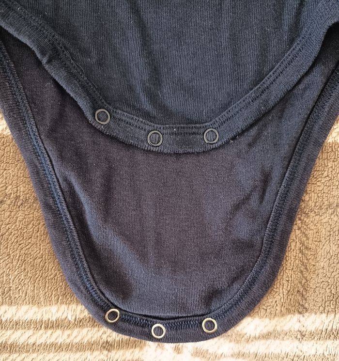 Body Enfant Bleu Marine Manches Longues - 24 Mois / Gémo - photo numéro 3