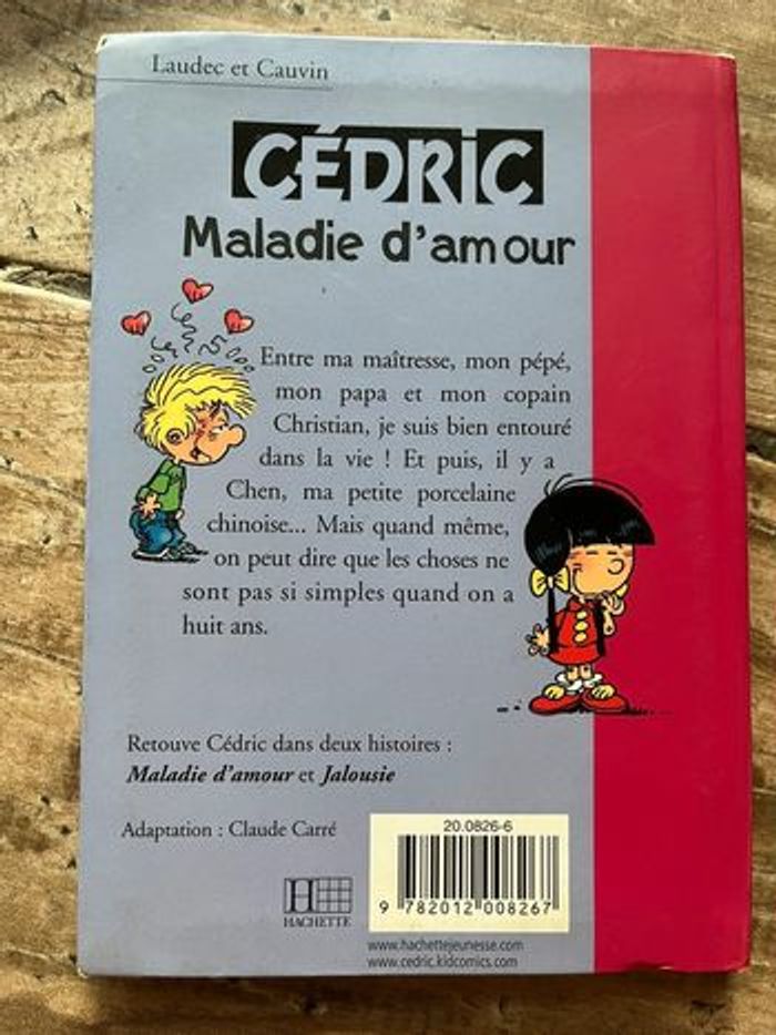 Livre Cédric La maladie d’amour - photo numéro 2