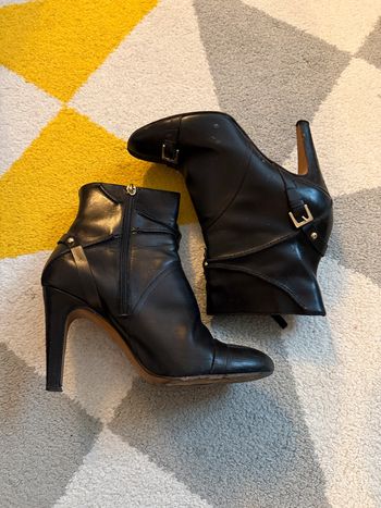 Bottines à talons en cuir Heyraud Taille 38
