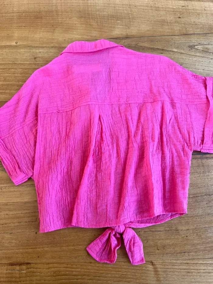 Chemise rose Zara - photo numéro 5