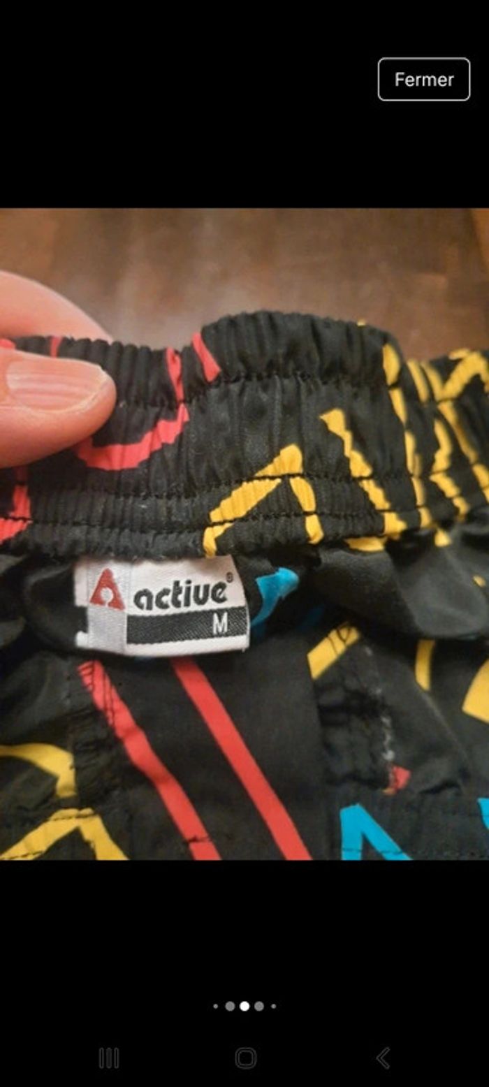Bermuda homme noir/multicolor Active taille M - photo numéro 10