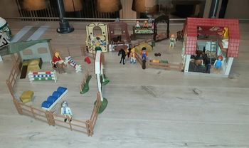 Ranch 5522 Playmobil avec son enclos et son centre d'entraînement d'obstacles