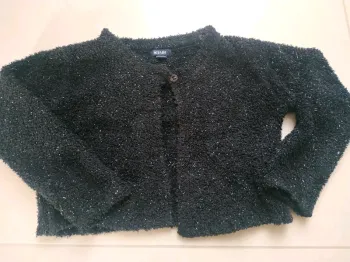 Gilet court à paillettes 4 ans