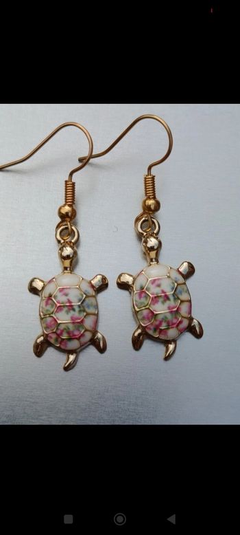 Boucles d'oreilles tortue