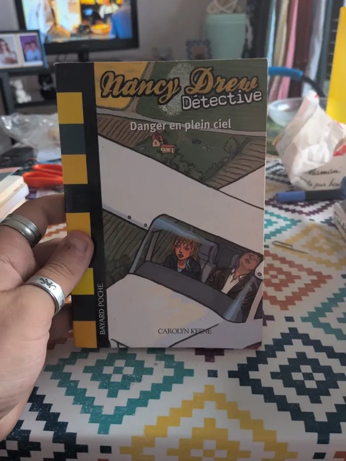 Livre Nancy Drew danger en plein ciel