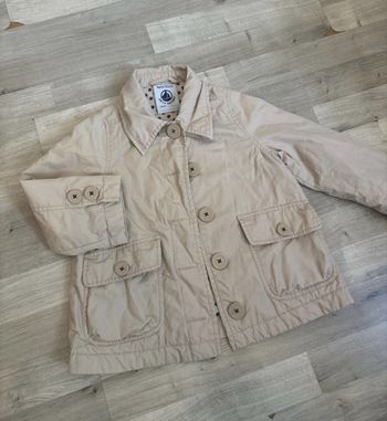 Manteau trench beige Petit Bateau 