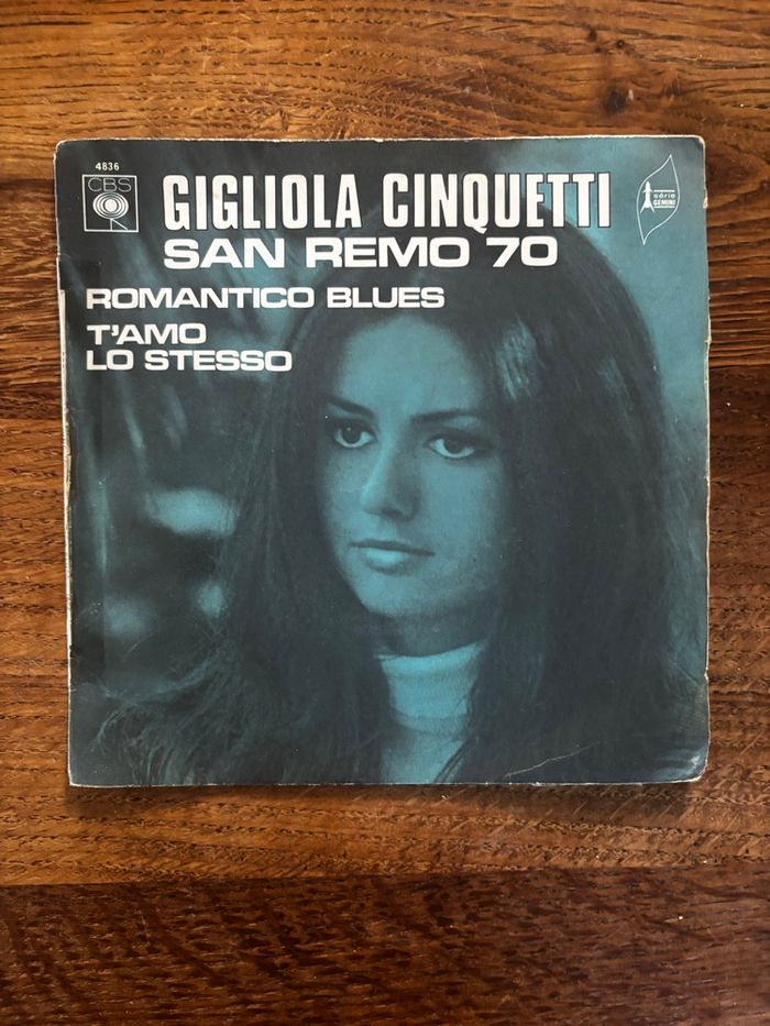 Vinyle 45 tours Gigliola Cinquetti Romantico blues