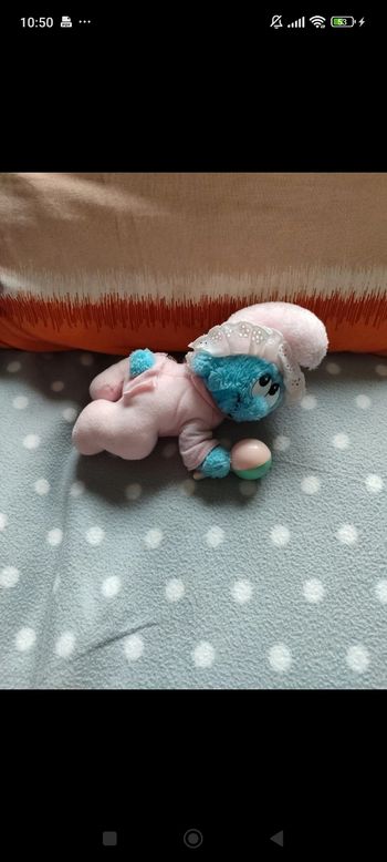 Doudou bébé Schtroumpfs 83