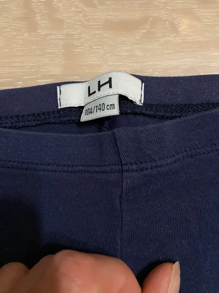 Lot de deux legging fille, 10 ans - photo numéro 3