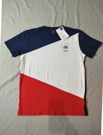 T-shirt Équipe de France Football Officiel Taille M Neuf