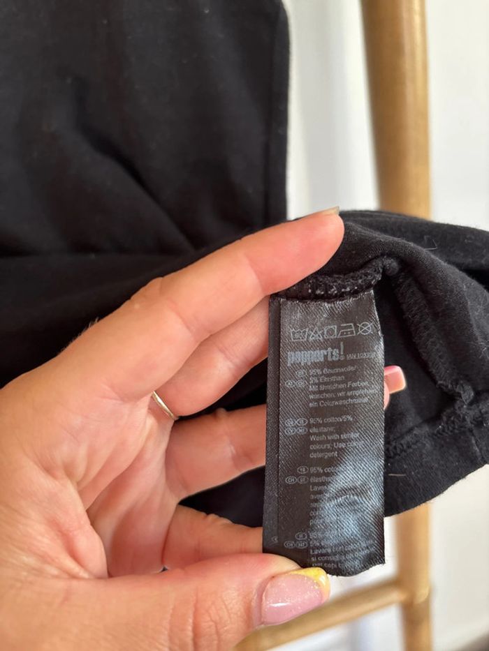 t-shirt noir basic - photo numéro 2