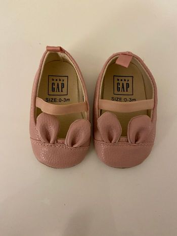 Ballerines roses bébé 0-3 mois