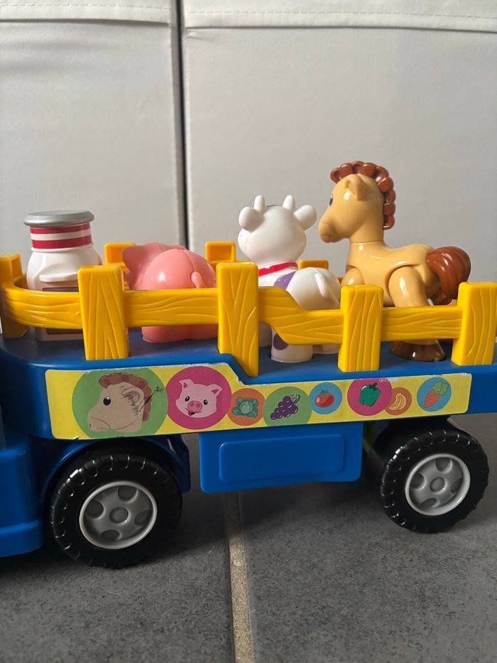 Camion de la ferme musicale bleu - photo numéro 2