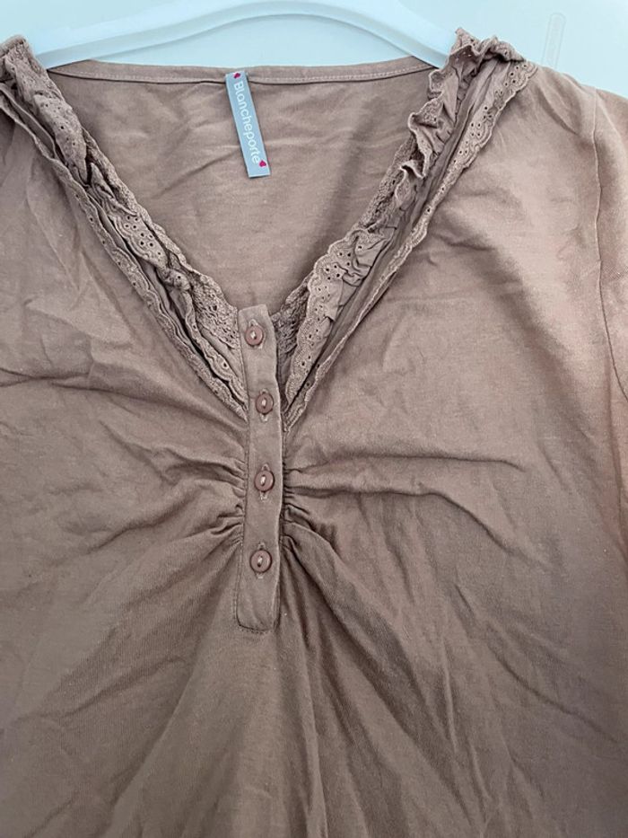 Tee shirt marron 42-44 - photo numéro 3