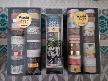 Lot scotchs décoratifs