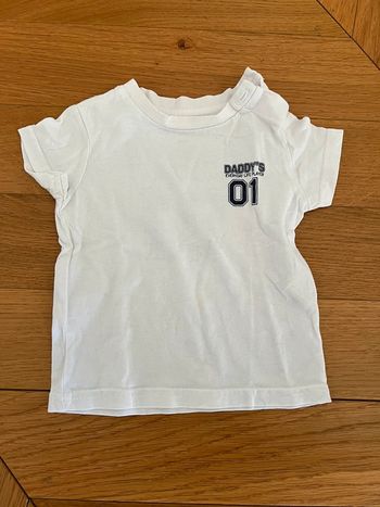 T-shirt manches courtes bébé 3 mois