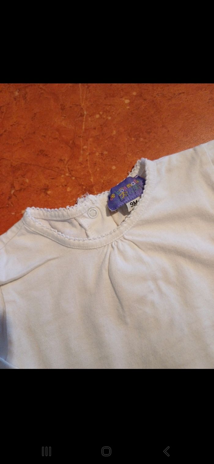T.shirt bébé taille 9 mois - photo numéro 3