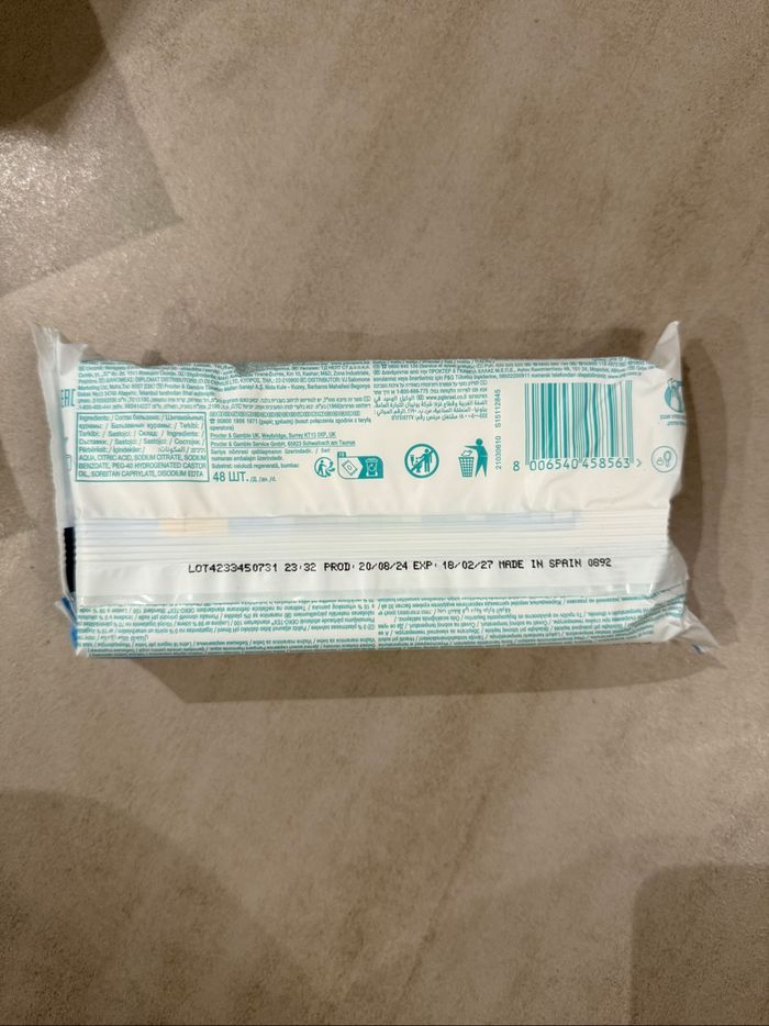 Carton de 672 lingettes Pampers Harmonie Aqua - photo numéro 3