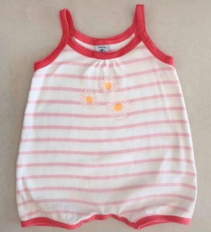 barboteuse petit bateau combinaison petit bateau 6 mois parfait état