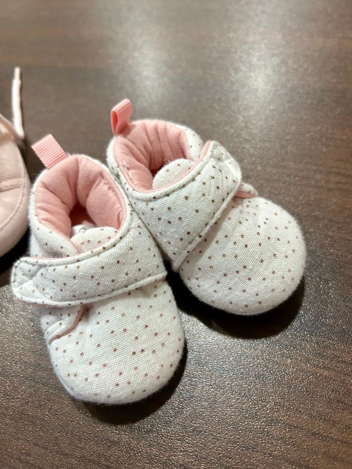 Lot de chaussons bébé fille - photo numéro 3