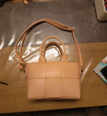 Sac a main gallantry rose pâle